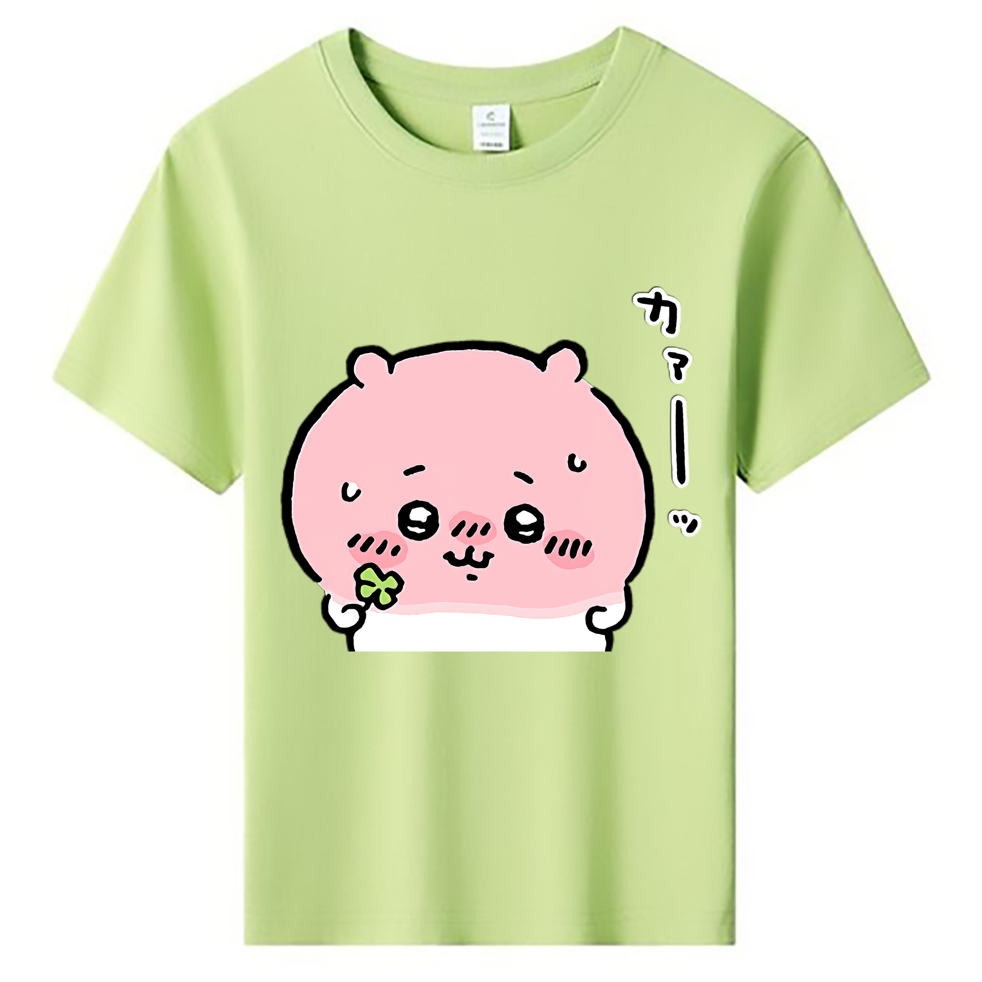 （画像用） ちいかわ ちいかわ Chii-kawa chiikawa 綿100％キッズTシャツ（フロントプリント）